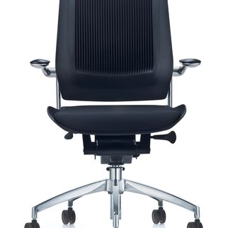 Black Bodyflex mobile task chair complete with auto-glide technology