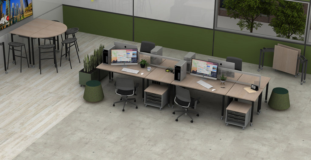 Kite Table Kite® | Folding Office Tables, Easy To Move, Nest & Store | Muzo