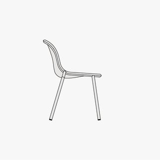 Drawing of LJ2 chair