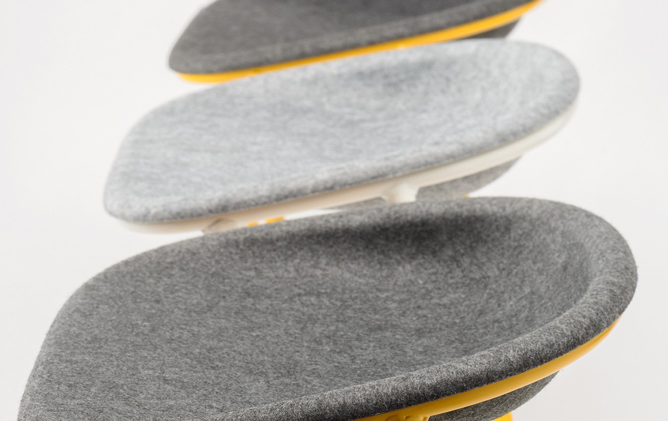 LJ3 | Ultra Modern Bar Stools Made From Recycled Plastic | Muzo