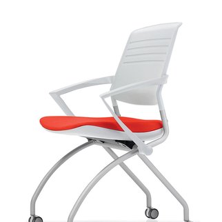 Switch mobile nesting chair with active back technology and optional armrests