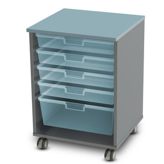 High, single drawer Stash unit from Muzo
